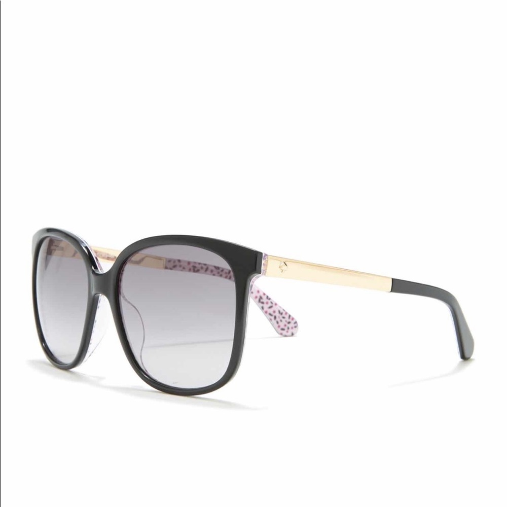 Kate Spade Mackenzee Black Pattern Red Sunglasses - Picture 10 of 10